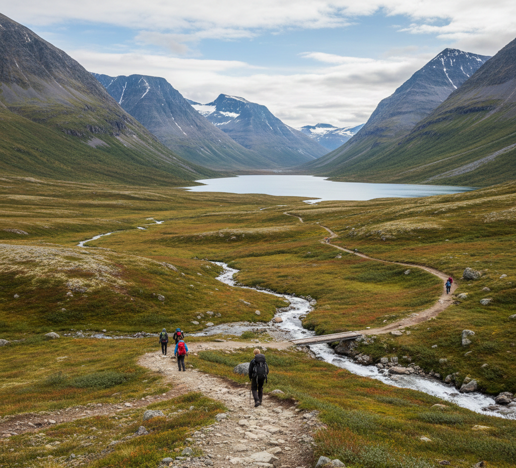 Fjällvandring i Abisko nationalpark